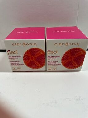 Clarisonic Pedi Replacement Buffing Brush Heads - Brand New (2x2-Pack)